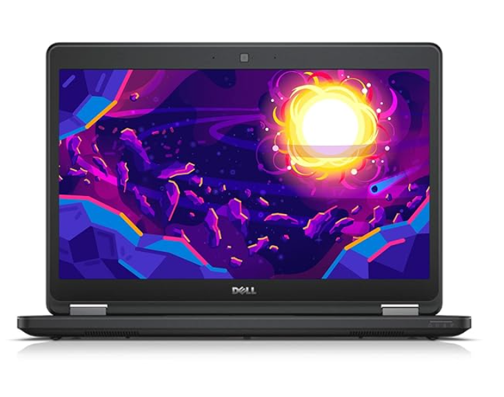 Dell Latitude 7450 Core i7 5th Gen (8GB RAM/256GB SSD/Windows 11 Pro) with 10 Free Gifts – Slim & Elegant Black Finish