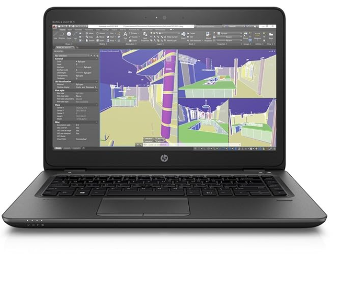 HP Zbook 14u G4 Core i7 7th Gen (8GB Ram/256gb SSD/2GB Dedicated Graphics/Windows 10 Pro) With Surprise Gifts