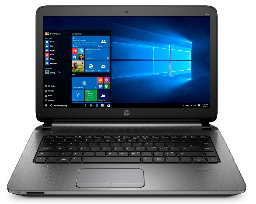 HP Probook 445 G2 Amd A10 Pro 7th Gen (8GB Ram/256gb SSD/Windows 10 Pro) With Surprise Gifts