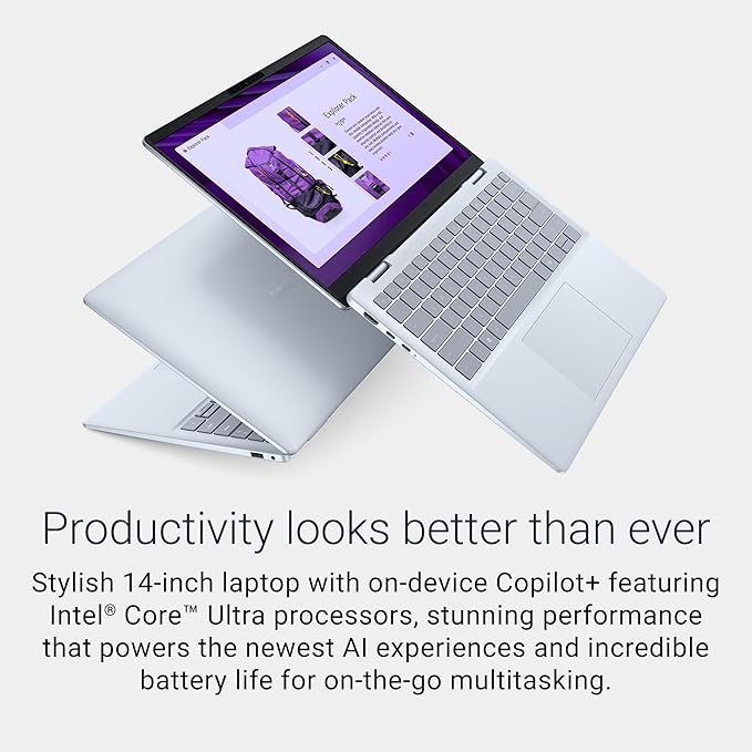 Dell 14 Plus DB14250 Laptop | Intel Core Ultra 5 226V Equal to i9 13th Gen | 16GB LPDDR5X RAM | 512GB SSD | Intel Arc Graphics | 14-Inch 2.5K Display | 8 Months Care Warranty | Like New | Box & Bill