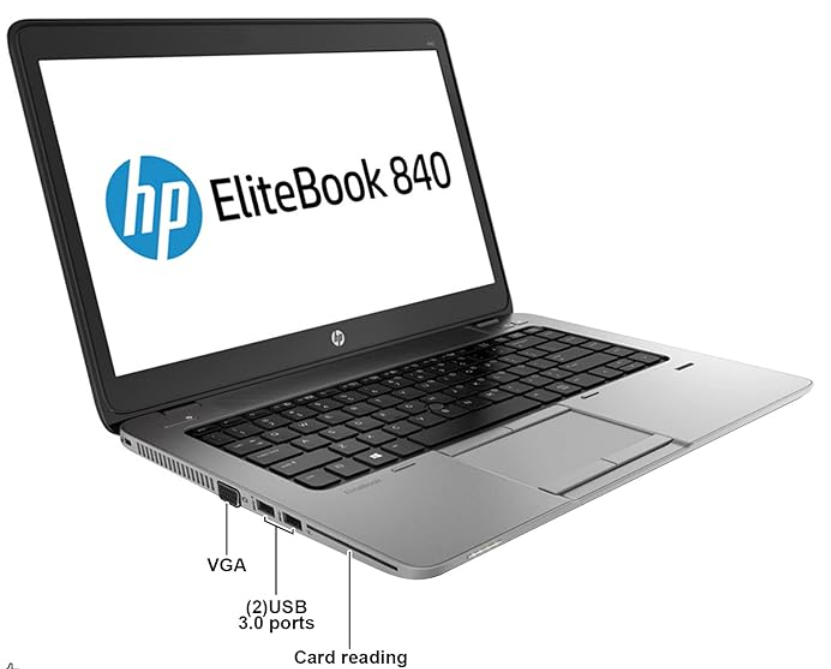 Hp Elitebook 840 G1 Core i5 4th Gen (8GB Ram/256gb SSD, Windows 10 Pro) With Surprise Giftsifts