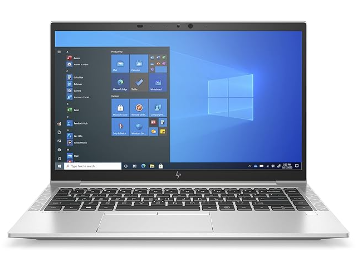 HP Elitebook 845 G8 Amd Ryzen 5 Pro 5650U 6 Core/12 Threads Beats i7-11th Gen (8GB Ram/256gb SSD/Windows 10 Pro)With Free Surprise Gifts