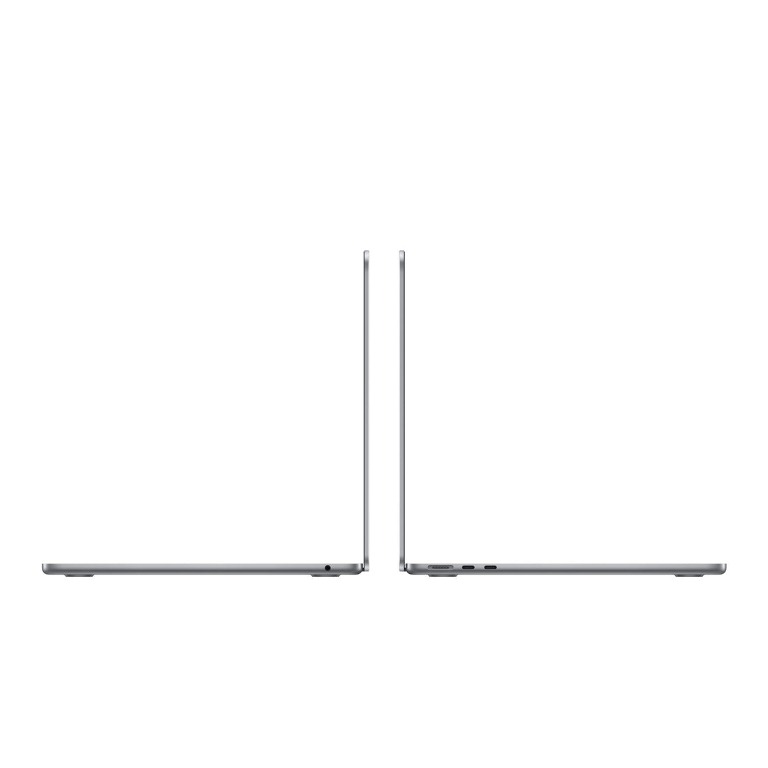MacBook Air 13-inch A3113 M3, open, side view