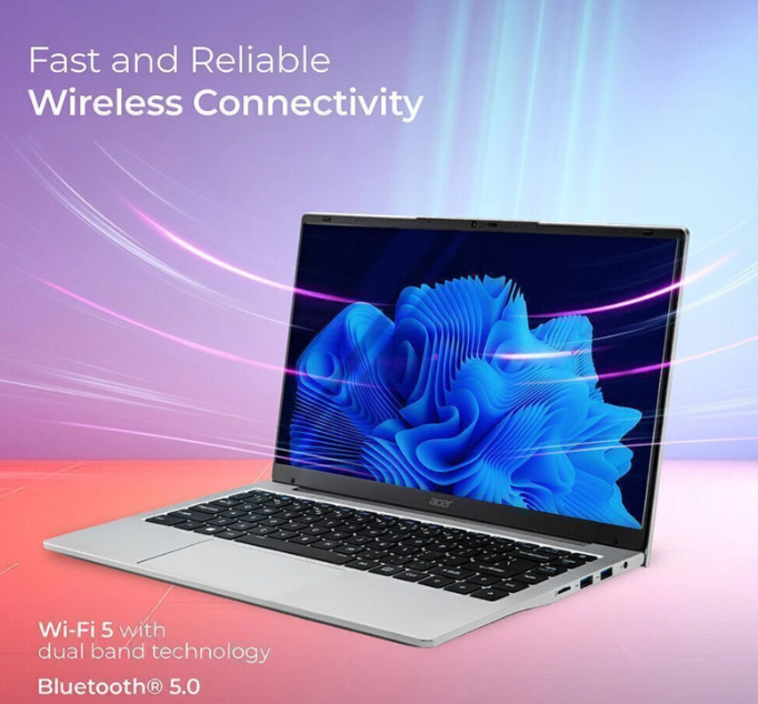 Acer Aspire 3 A324-45 Thin & Light Laptop | Intel Celeron N4500 | 12GB RAM | 512GB SSD | Windows 11 Home | 14-Inch | 1.3kg With Free Surprise Gifts