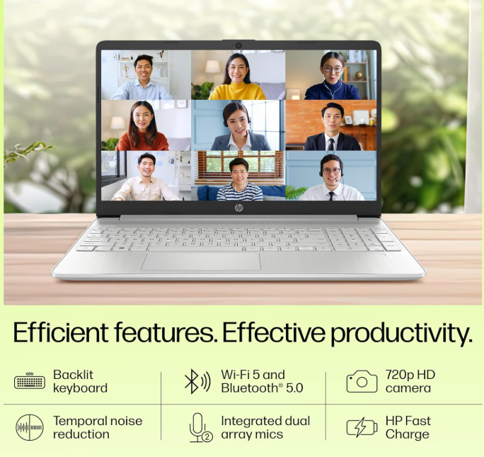 Hp Pavillion 15s Core i7 12th Gen 10 Cores 12 Threads (8GB Ram/256gb SSD, Windows 11 Pro) With Surprise Gifts