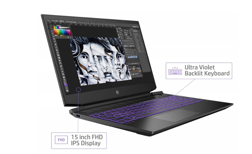 HP PAVLLION Gaming 15.6 Inch AMD RYZEN 5 3550H Equal to i7 10th Gen (8GB RAM/256GB SSD/4GB DEDICATED GRAPHICS NVIDIA GEFORCE GTX 1650/Windows 11 Pro) With FREE Surprise Gifts