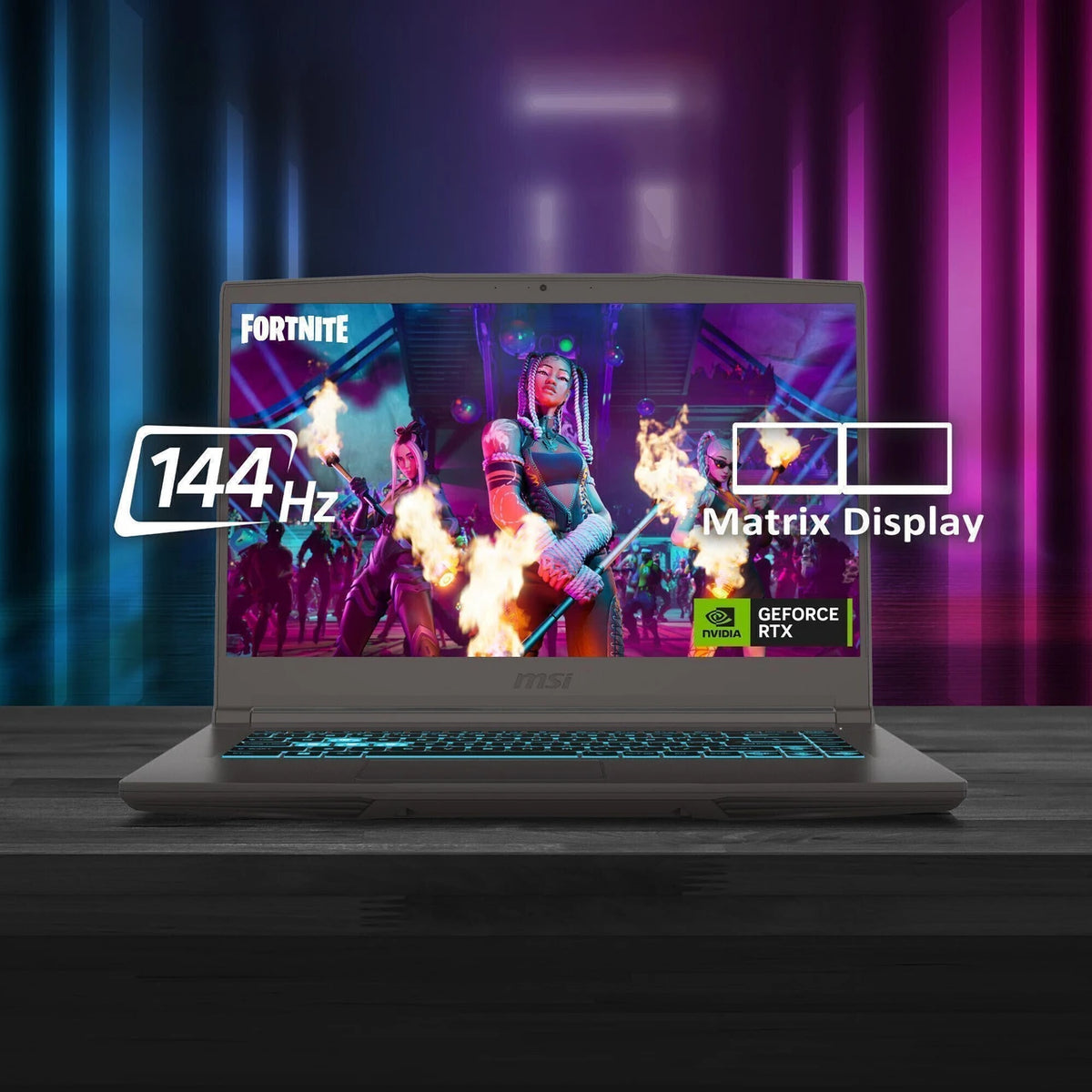 MSI Thin 15 Gaming Laptop | Intel Core i7 12th Gen H-Series | 16GB RAM | 512GB SSD | NVIDIA RTX 4050 6GB | 144Hz Display | 10 Months Warranty Remaining